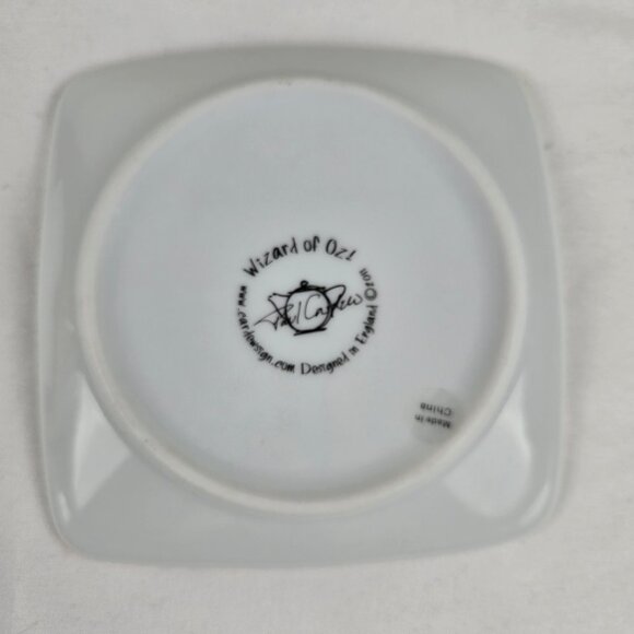 Wizard of Oz Tea Party Set (5) 3 oz Espresso Cups & Saucers Porcelain Orig Box - Picture 13 of 16